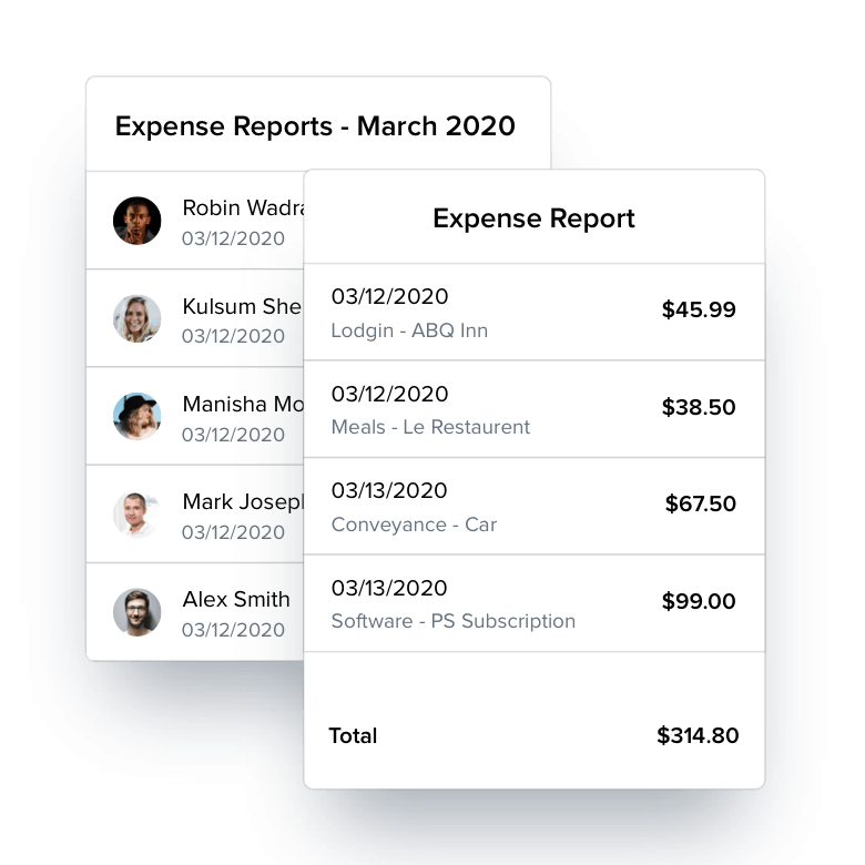 Expense Reports feature in Docyt