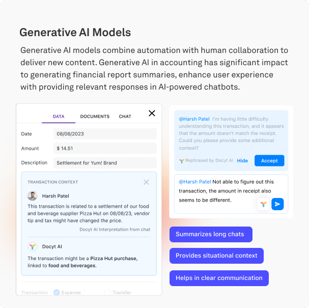 Docyt Generative AI Model