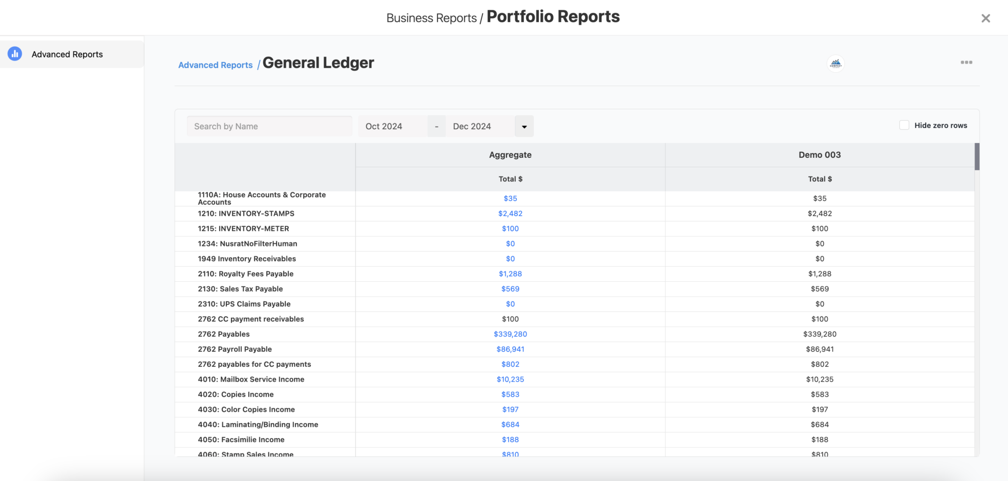 Portfolio Report In Docyt