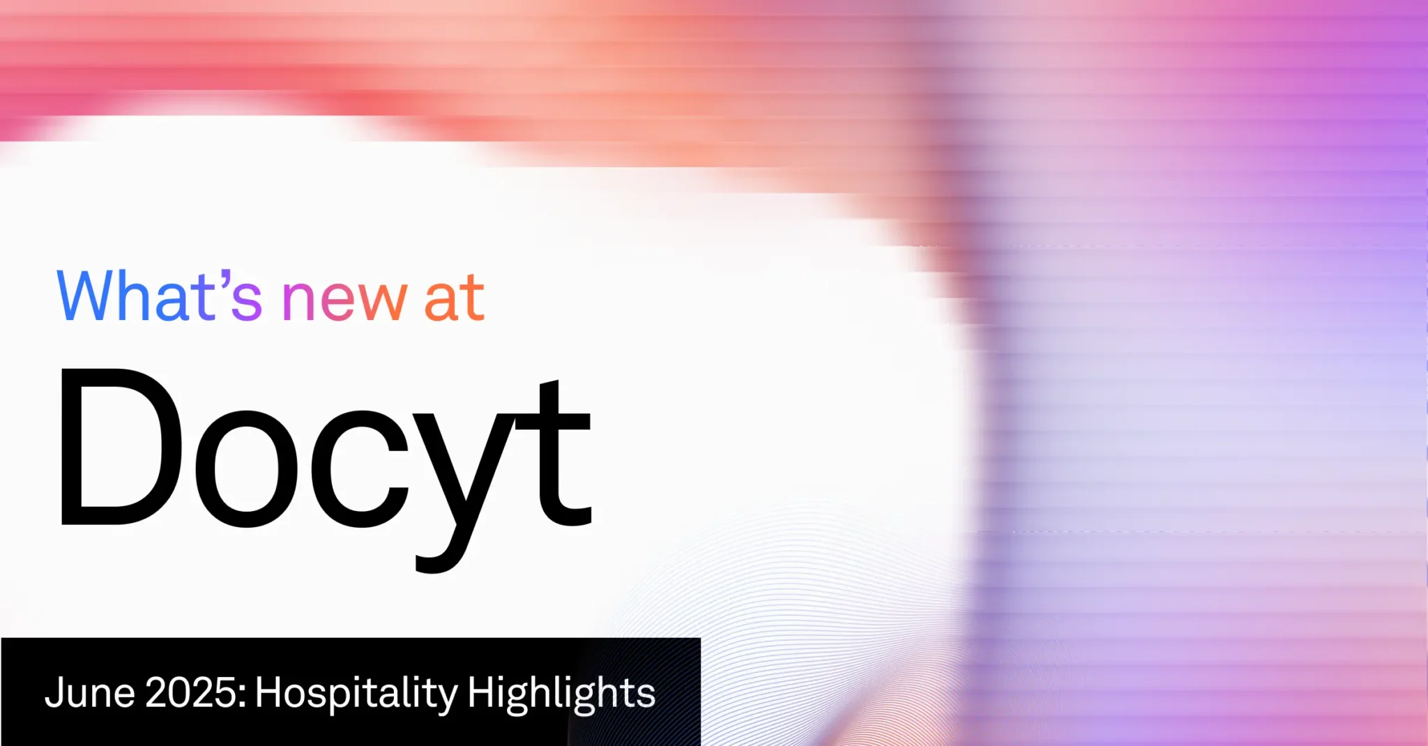 New At Docyt For Hospitality