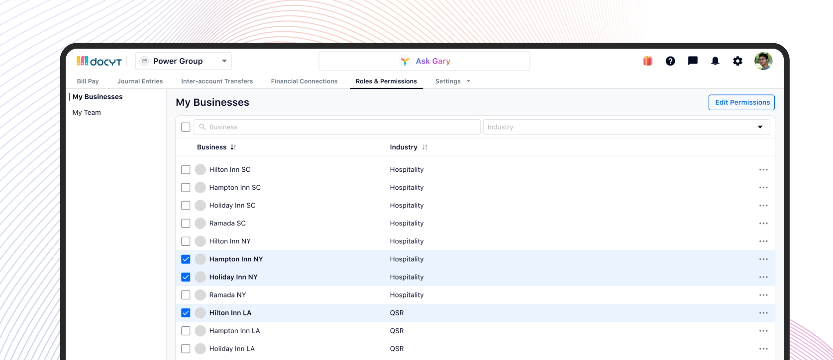 Roles Permissions Refined